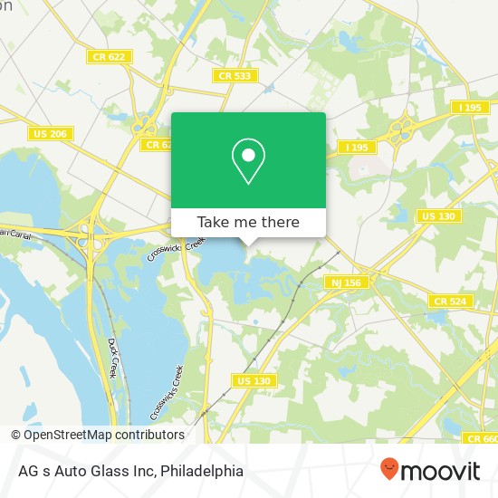 Mapa de AG s Auto Glass Inc
