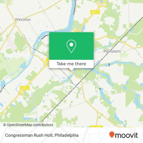 Congressman Rush Holt map