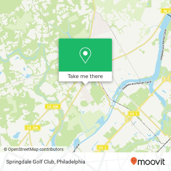 Mapa de Springdale Golf Club