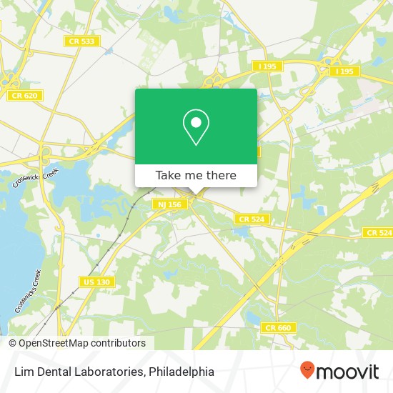 Lim Dental Laboratories map