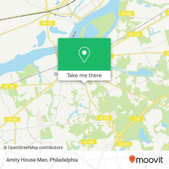 Mapa de Amity House Men