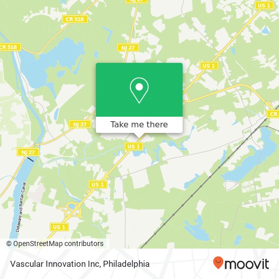 Mapa de Vascular Innovation Inc