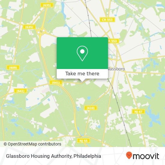 Mapa de Glassboro Housing Authority