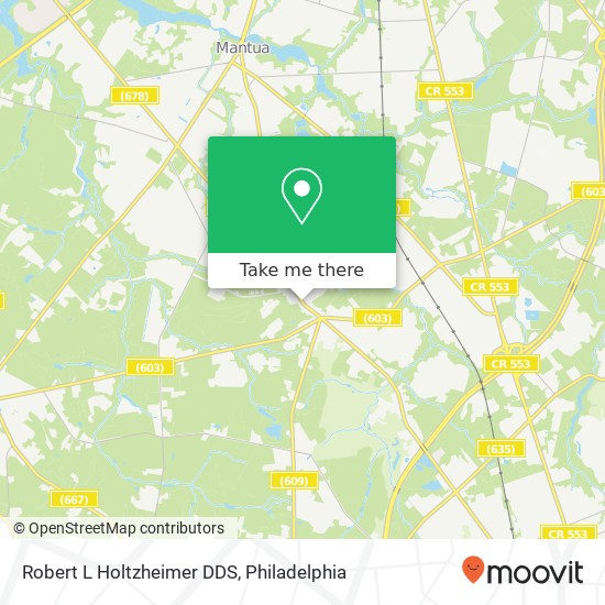 Robert L Holtzheimer DDS map