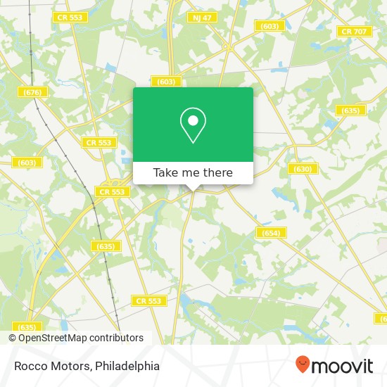 Mapa de Rocco Motors