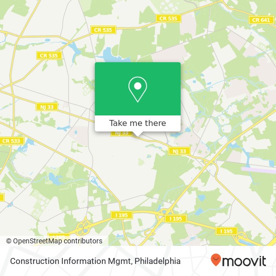 Mapa de Construction Information Mgmt