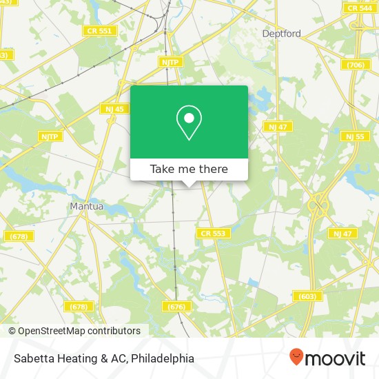 Mapa de Sabetta Heating & AC