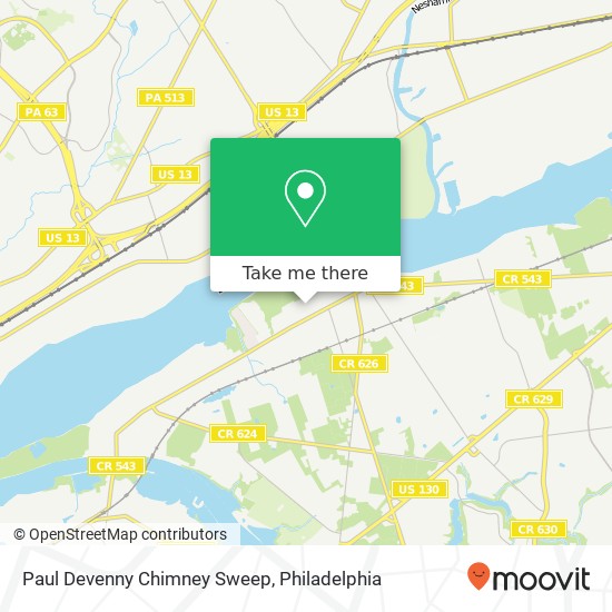 Mapa de Paul Devenny Chimney Sweep