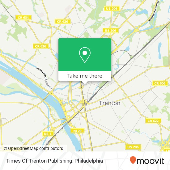 Mapa de Times Of Trenton Publishing