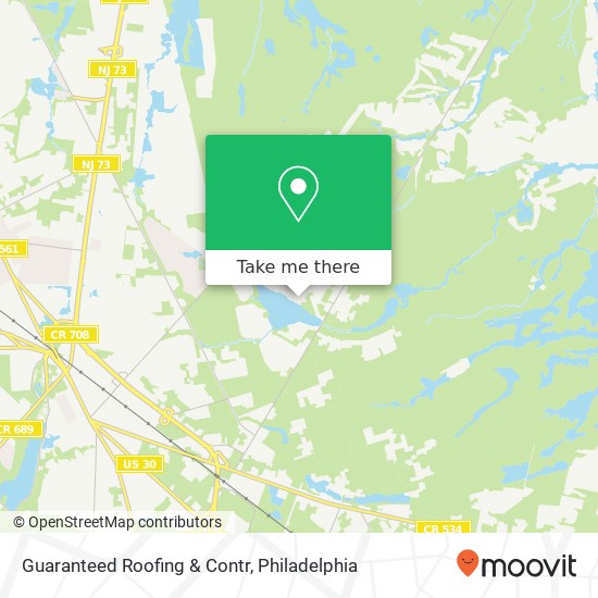 Guaranteed Roofing & Contr map