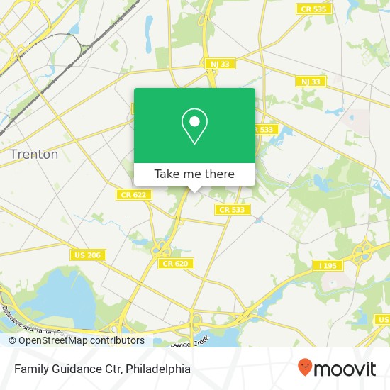 Family Guidance Ctr map