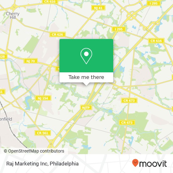 Raj Marketing Inc map