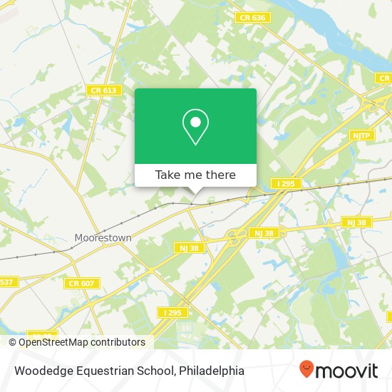 Woodedge Equestrian School map