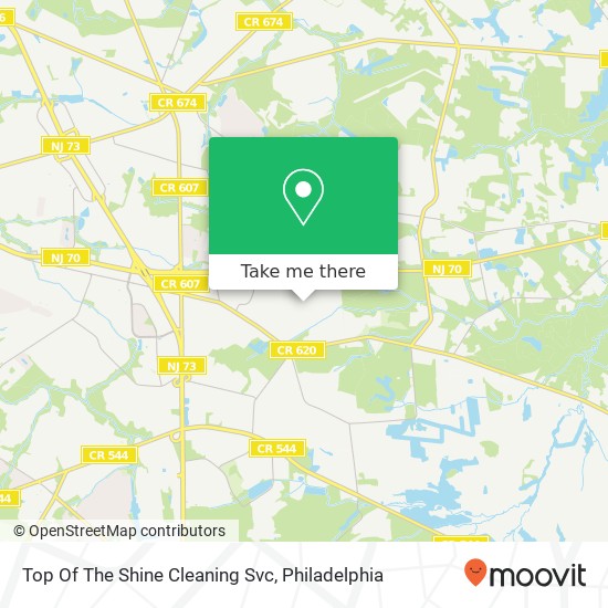 Top Of The Shine Cleaning Svc map