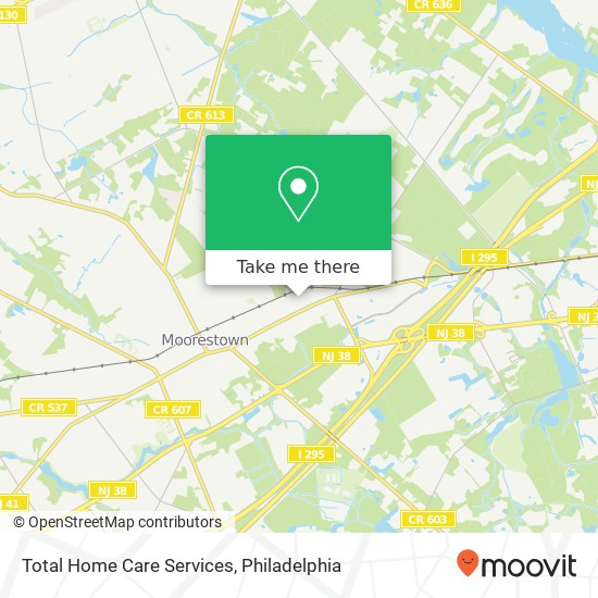 Total Home Care Services map