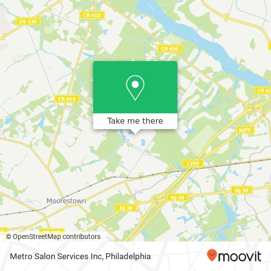 Metro Salon Services Inc map