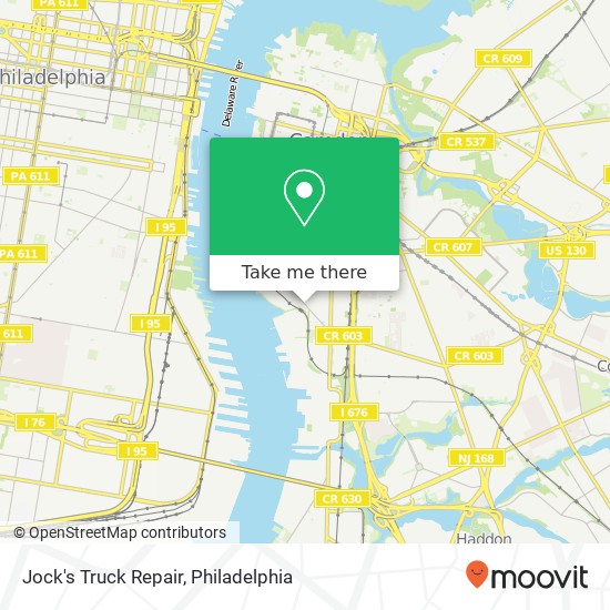 Jock's Truck Repair map