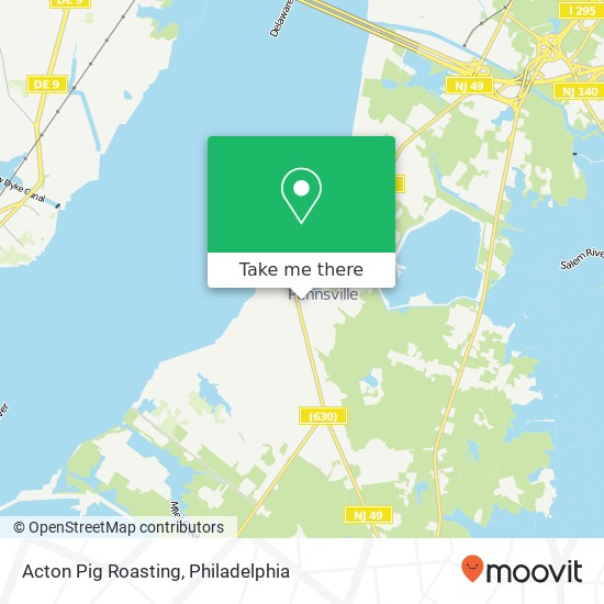 Acton Pig Roasting map