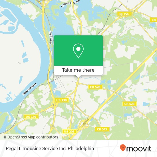 Regal Limousine Service Inc map