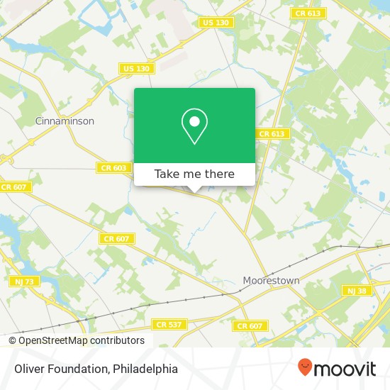 Oliver Foundation map