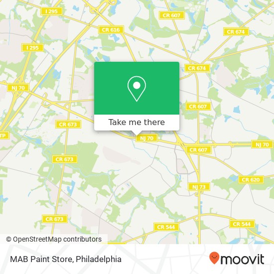 MAB Paint Store map