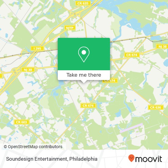 Soundesign Entertainment map