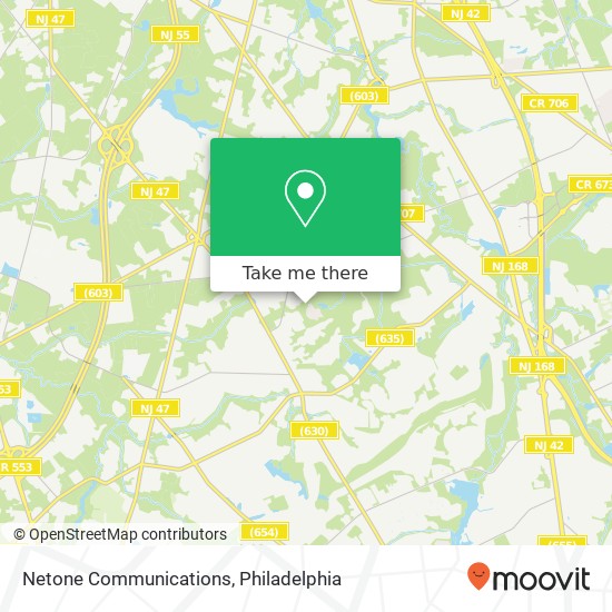 Netone Communications map