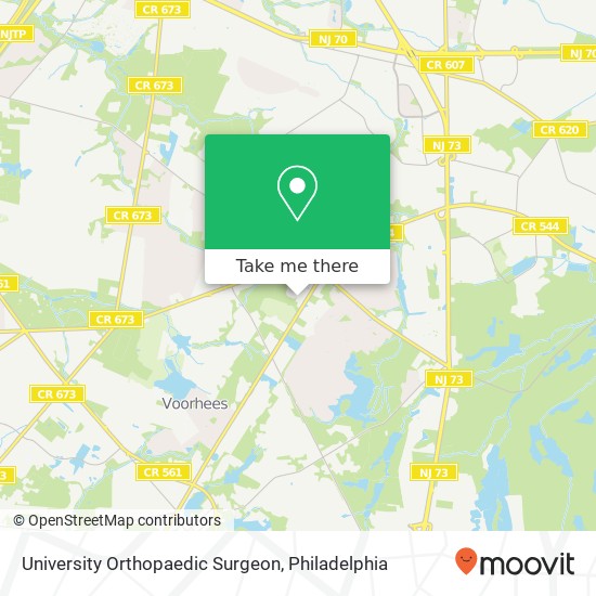 Mapa de University Orthopaedic Surgeon