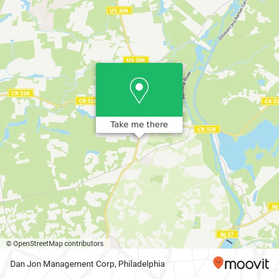 Dan Jon Management Corp map