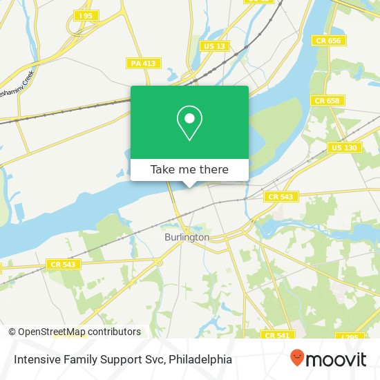 Intensive Family Support Svc map