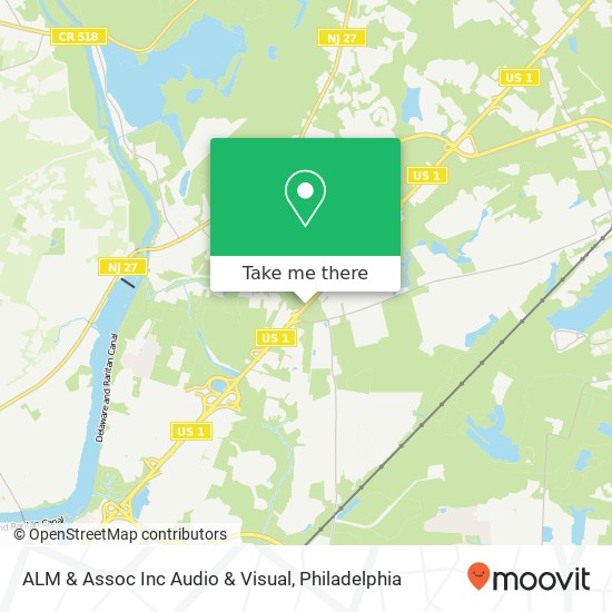Mapa de ALM & Assoc Inc Audio & Visual