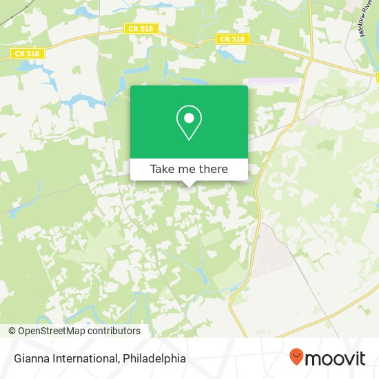 Mapa de Gianna International