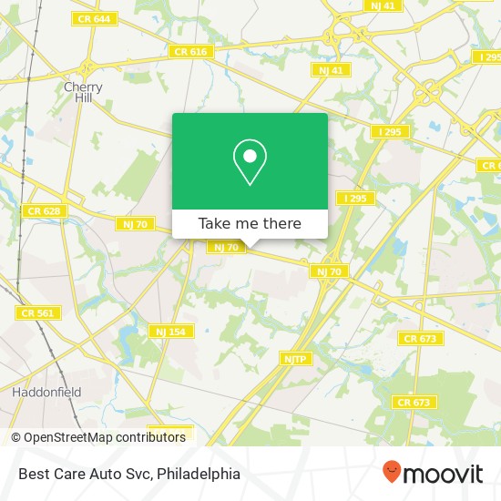 Best Care Auto Svc map