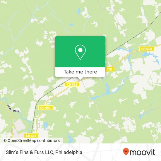 Mapa de Slim's Fins & Furs LLC