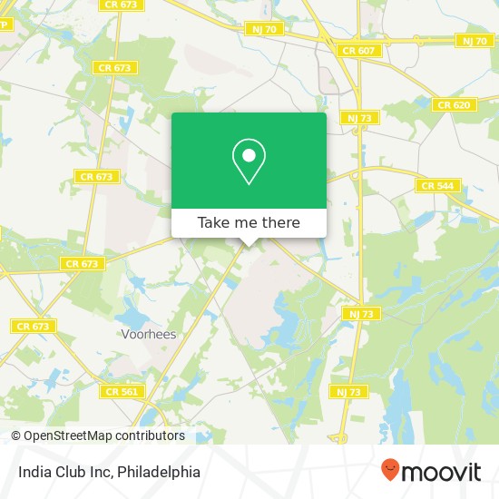 India Club Inc map