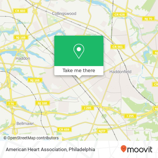 Mapa de American Heart Association