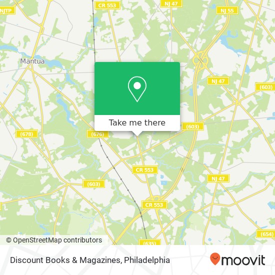 Discount Books & Magazines map