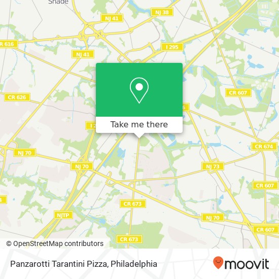 Panzarotti Tarantini Pizza map