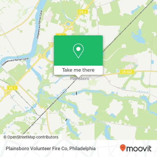 Mapa de Plainsboro Volunteer Fire Co