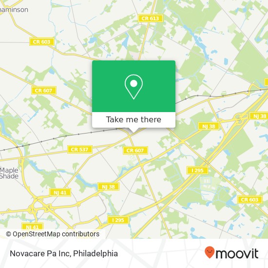 Mapa de Novacare Pa Inc