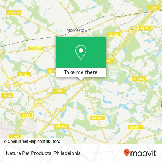 Natura Pet Products map