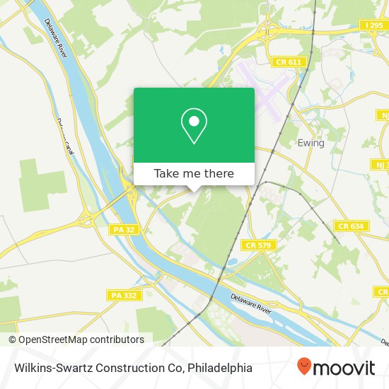 Mapa de Wilkins-Swartz Construction Co