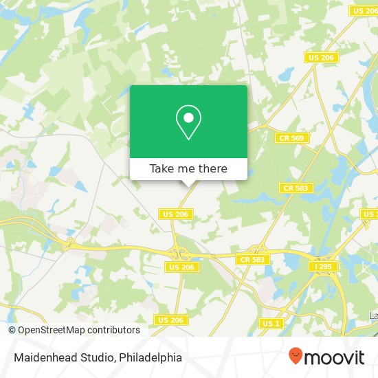 Maidenhead Studio map