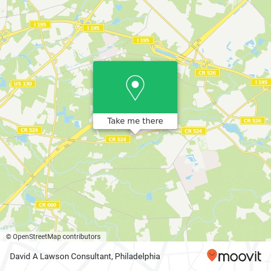 Mapa de David A Lawson Consultant