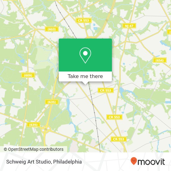 Mapa de Schweig Art Studio