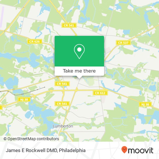 James E Rockwell DMD map