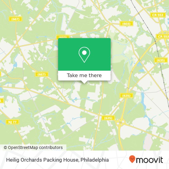 Mapa de Heilig Orchards Packing House