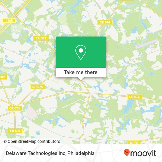 Mapa de Delaware Technologies Inc