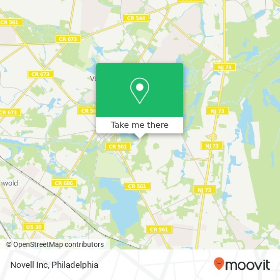 Novell Inc map