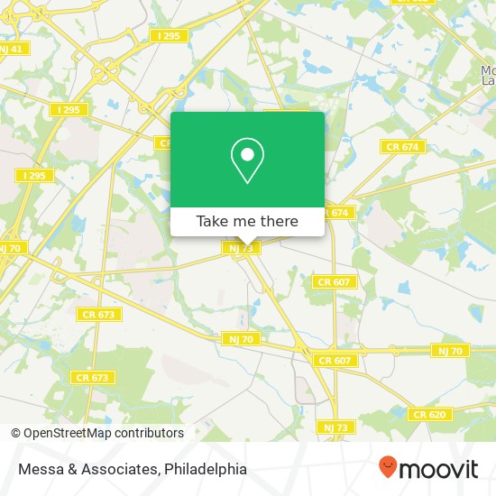 Messa & Associates map